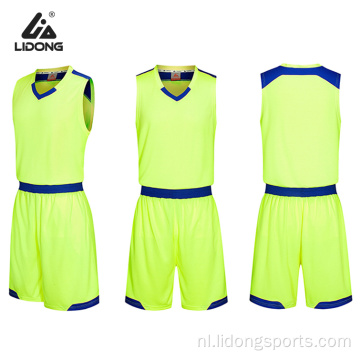 Goedkope prijs basketbalkleding Jersey dragen basketbal